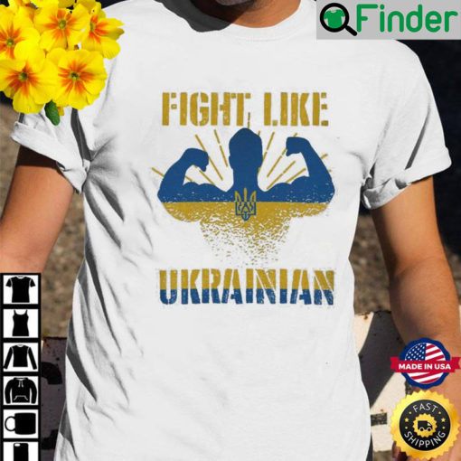 Stop Russian Fight like Ukrainian Stand with Ukraine Fuck Putin Shirt