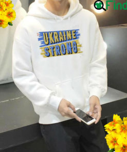 Stop Russian Ukraine Strong Ukraine Flag Support Ukraine Hoodie