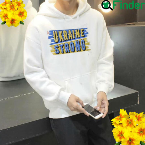 Stop Russian Ukraine Strong Ukraine Flag Support Ukraine Hoodie