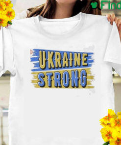 Stop Russian Ukraine Strong Ukraine Flag Support Ukraine Shirt