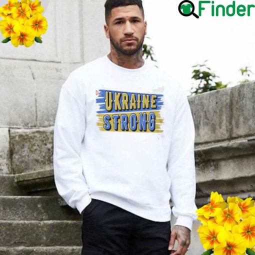 Stop Russian Ukraine Strong Ukraine Flag Support Ukraine Sweatshirt