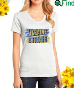 Stop Russian Ukraine Strong Ukraine Flag Support Ukraine T Shirt