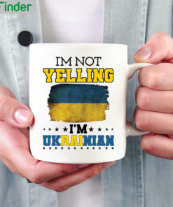Stop War Ukraine Im Not Yelling Ukrainian Mug