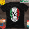 Sugar Skull Day Of The Dead Cinco De Mayo Mexican Flag Shirt