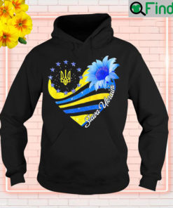 Sunflower Slava Ukraini Ukrainian Flag I Stand With Ukraine Love Ukraine Hoodie