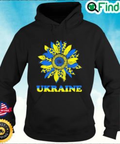 Sunflower Ukrainian Flag Leopard Stand With Ukraine Hoodie