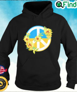 Sunflower Ukrainian Ukraine Flag Ukraine Peace Hippie Hoodie