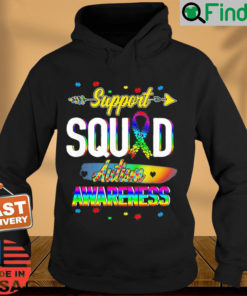 Support Squad Autism Awareness Puzzle Piece Hoodie