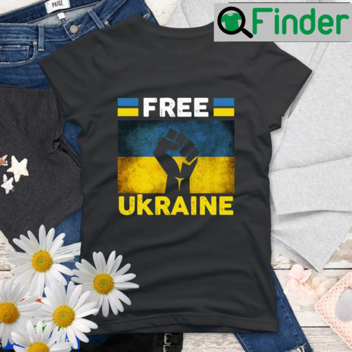 Support Ukraine I Stand Ukraine Flag Free Ukraine Shirt