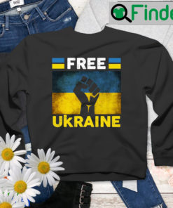 Support Ukraine I Stand Ukraine Flag Free Ukraine Sweatshirt