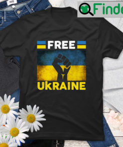 Support Ukraine I Stand Ukraine Flag Free Ukraine T Shirt