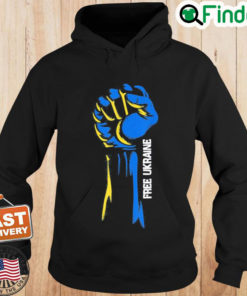 Support Ukraine I Stand With Ukraine Flag Fight Free Ukraine Hoodie