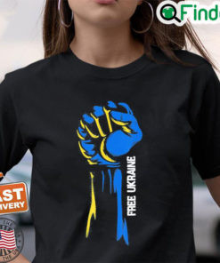 Support Ukraine I Stand With Ukraine Flag Fight Free Ukraine Shirt