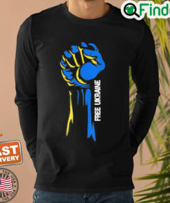 Support Ukraine I Stand With Ukraine Flag Fight Free Ukraine Sweatshirt