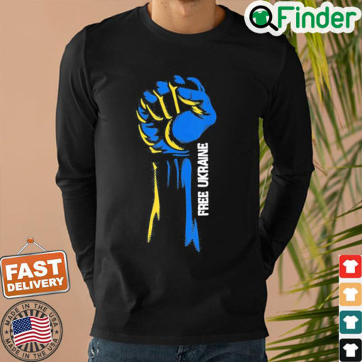 Support Ukraine I Stand With Ukraine Flag Fight Free Ukraine Sweatshirt