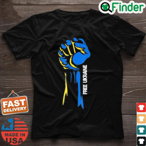 Support Ukraine I Stand With Ukraine Flag Fight Free Ukraine T Shirt