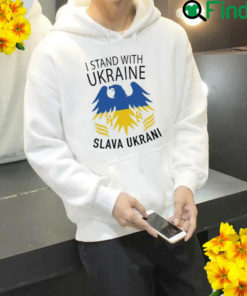 Support Ukraine I Stand With Ukraine Slava Ukrani Ukraine Flag Hoodie