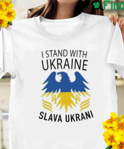 Support Ukraine I Stand With Ukraine Slava Ukrani Ukraine Flag Shirt