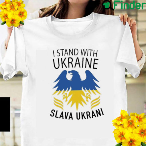 Support Ukraine I Stand With Ukraine Slava Ukrani Ukraine Flag Shirt