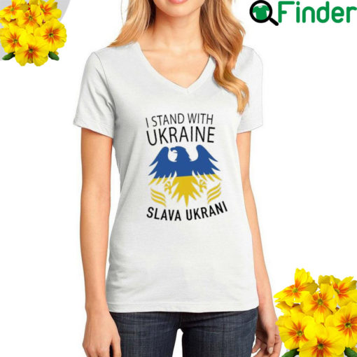 Support Ukraine I Stand With Ukraine Slava Ukrani Ukraine Flag T Shirt