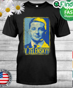 Support Ukraine I Stand With Ukraine Volodymyr Zelensky T Shirt