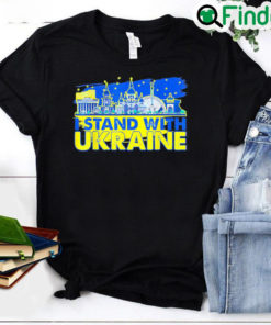 Support Ukrainians Stand With Ukraine Ukrainian Landmark Love Ukraine Shirt