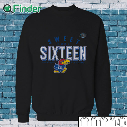 Sweatshirt Kansas Jayhawks 2022 NCAA Mens Basketball Tournament March Madness Sweet Sixteen Jumpball