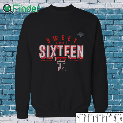 Sweatshirt Texas Tech Red Raiders 2022 NCAA Mens Basketball Tournament March Madness Sweet Sixteen Jumpball