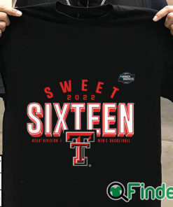 T shirt black Texas Tech Red Raiders 2022 NCAA Mens Basketball Tournament March Madness Sweet Sixteen Jumpball