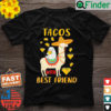 Tacos With Best Friend Sloth Llama Tacos Apparel T Shirt