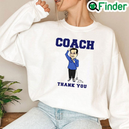 Thank You Duke Coach K Sweatshirt