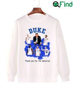 Thank You Memories Coach K Sweatshirt