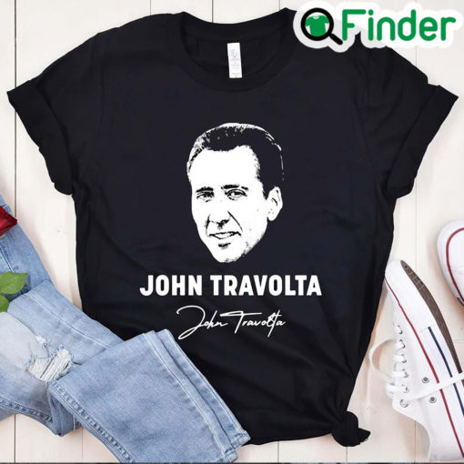 The Adam Project John Travolta Nicolas Cage Shirt