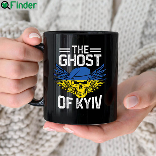 The Ghost Of Kyiv Free Ukraine Mug