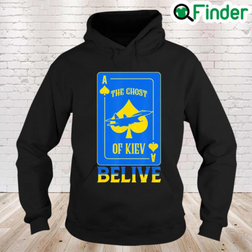 The Ghost of Kyiv I Stand With Ukraine Flag Support Peace Ukraine Hoodie