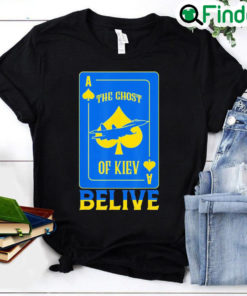 The Ghost of Kyiv I Stand With Ukraine Flag Support Peace Ukraine Shirt