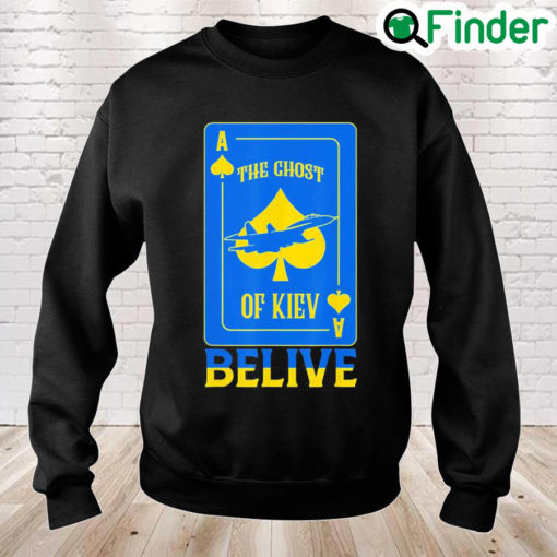 The Ghost of Kyiv I Stand With Ukraine Flag Support Peace Ukraine Sweatshirt