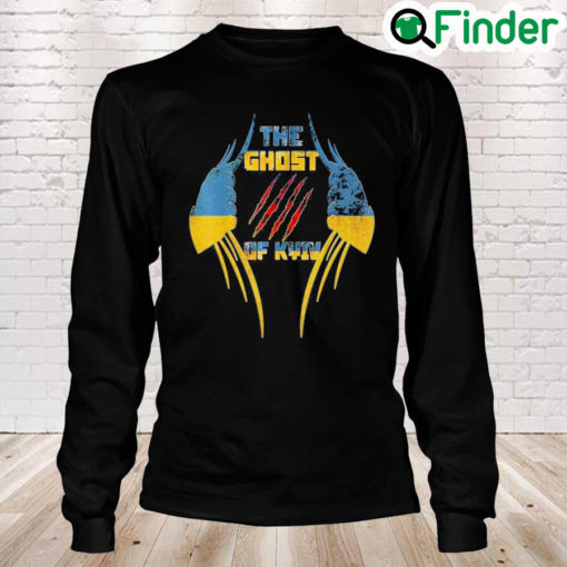 The Ghost of Kyiv Pride to Stand with Ukraine Long Sleeve