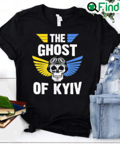 The Ghost of Kyiv Stand With Ukraine Flag Shirt