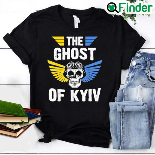 The Ghost of Kyiv Stand With Ukraine Flag Shirt