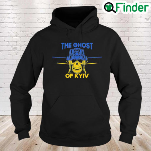 The Ghost of Kyiv Stand With Ukraine Flag Support Ukraine Hoodie