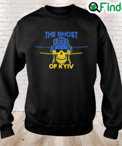 The Ghost of Kyiv Stand With Ukraine Flag Support Ukraine Sweatshirt