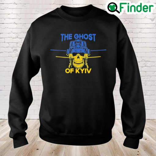 The Ghost of Kyiv Stand With Ukraine Flag Support Ukraine Sweatshirt