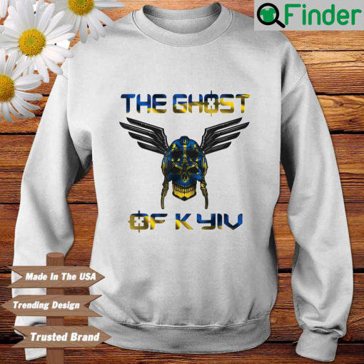 The Ghost of Kyiv Stand With Ukraine Ukrainian Flag Sweatshirt