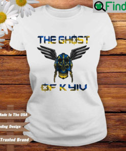 The Ghost of Kyiv Stand With Ukraine Ukrainian Flag T shirt