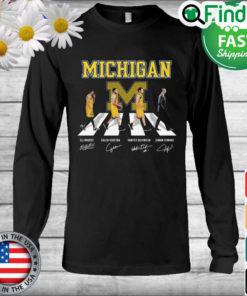 The Michigan Eli Brooks Caleb Houstan Hunter Dickinson Juwan Howard Abbey Road Signatures Long Sleeve