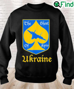 The ghost of kyiv ukrainian flag support ukraine Sweatshirt