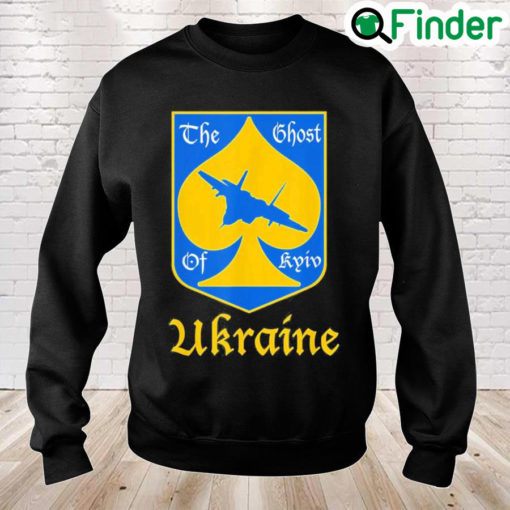 The ghost of kyiv ukrainian flag support ukraine Sweatshirt