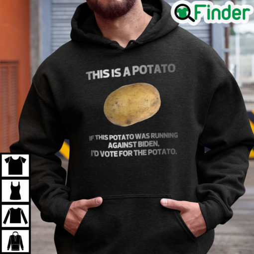 This Is A Potato If This Potato Was Running Against Biden Id Vote For Potato Hoodie