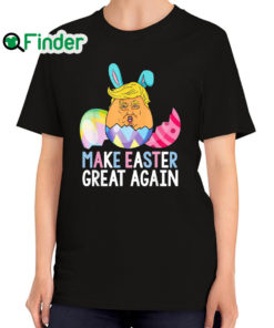 Top make Easter Great Again Trump Egg Hunt Shirt